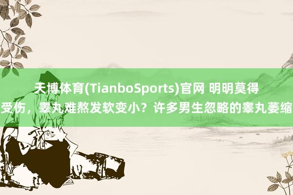 天博体育(TianboSports)官网 明明莫得受伤，睾丸难熬发软变小？许多男生忽略的睾丸萎缩