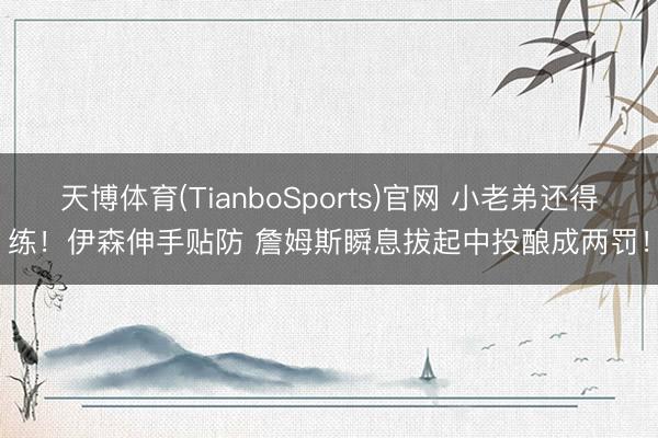 天博体育(TianboSports)官网 小老弟还得练！伊森伸手贴防 詹姆斯瞬息拔起中投酿成两罚！