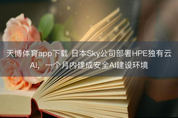 天博体育app下载 日本Sky公司部署HPE独有云AI，一个月内建成安全AI建设环境