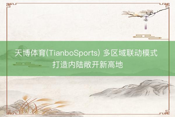 天博体育(TianboSports) 多区域联动模式 打造内陆敞开新高地